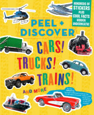 Download ebooks free greek Peel + Discover: Cars! Trucks! Trains! And More 9781523508761