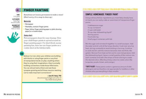 Unplugged Play: Preschool: 233 Activities & Games for Ages 3-5