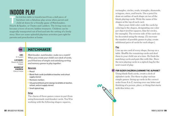 Unplugged Play: Preschool: 233 Activities & Games for Ages 3-5