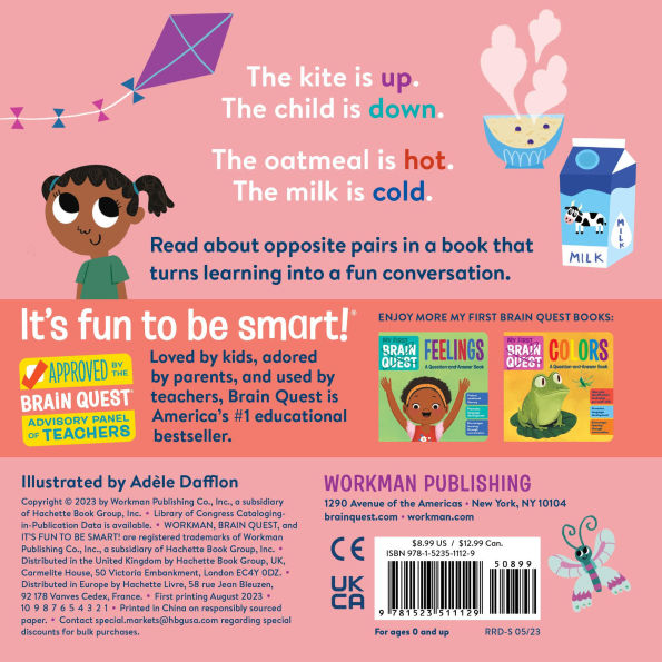 My First Brain Quest Opposites: A Question-and-Answer Book