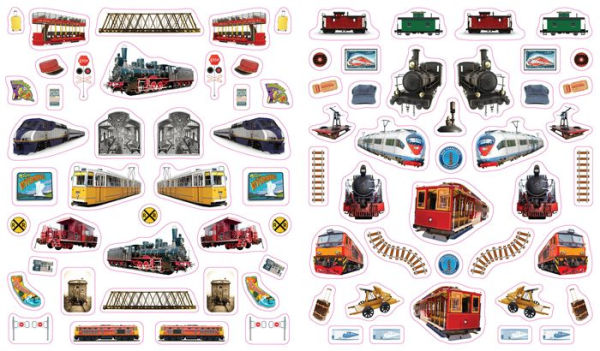 Eyelike Stickers: Trains