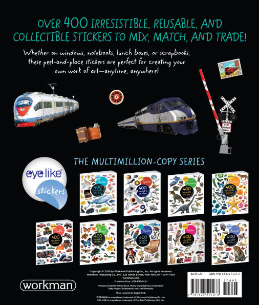 Eyelike Stickers: Trains