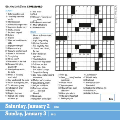 Free Printable Nyt Sunday Crossword Puzzles / Privado Results