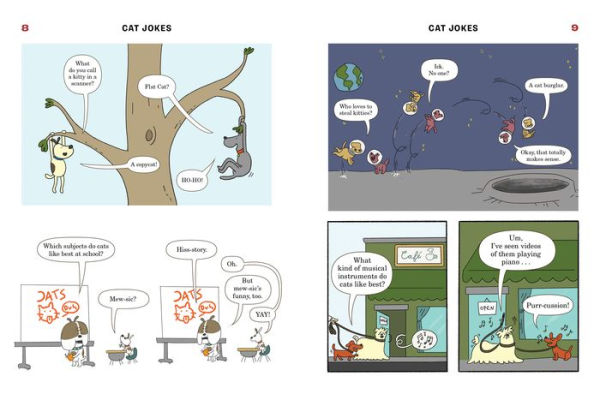 Cat Jokes vs. Dog Jokes/Dog Jokes vs. Cat Jokes: A Read-from-Both-Sides Comic Book