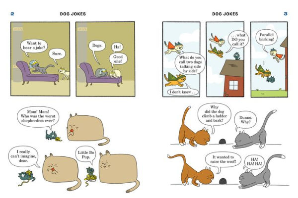 Cat Jokes vs. Dog Jokes/Dog Jokes vs. Cat Jokes: A Read-from-Both-Sides Comic Book