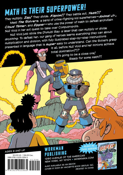 The Solvers Book #1: The Divmulti Ray Dilemma: A Math Graphic Novel: Learn Multiplication and Division!
