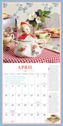 2022 Collectible Teapot & Tea Wall Calendar by Workman Calendars, Shax