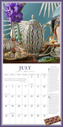 2022 Collectible Teapot & Tea Wall Calendar by Workman Calendars, Shax