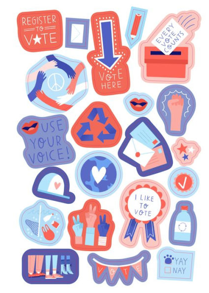Be a Voter!: 450 Stickers for Democracy
