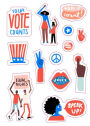 Alternative view 5 of Be a Voter!: 450 Stickers for Democracy
