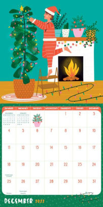 Crazy Plant Lady Mini Calendar 2022 by Isabel Serna, Workman Calendars