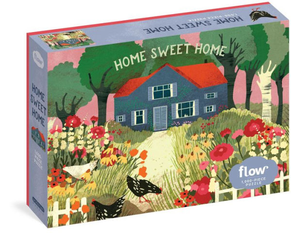 Home Sweet Home 1,000-Piece Puzzle: (Flow) for Adults Families Picture Quote Mindfulness Game Gift Jigsaw 26 3/8