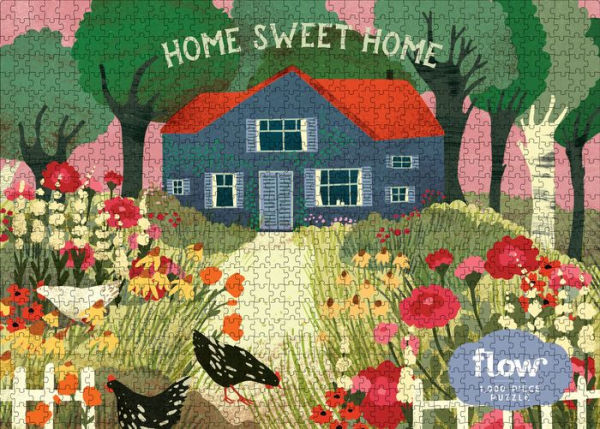 Home Sweet Home 1,000-Piece Puzzle: (Flow) for Adults Families Picture Quote Mindfulness Game Gift Jigsaw 26 3/8