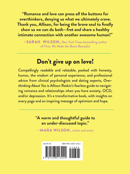 Overthinking About You: Navigating Romantic Relationships When You Have Anxiety, OCD, and/or Depression