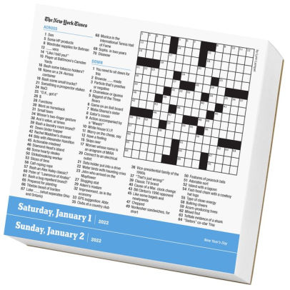 2022 The New York Times Daily Crossword Page-A-Day Calendar by Workman Calendars | Barnes &amp; Noble®