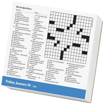 2022 The New York Times Daily Crossword Page-A-Day Calendar by Workman Calendars | Barnes &amp; Noble®