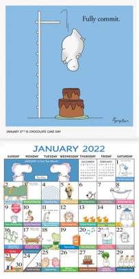Sandra Boynton's Every Day's a Fabulous Holiday 2022 Wall Calendar by