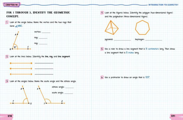 The Big Fat Middle School Math Workbook: 600 Math Practice Exercises