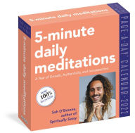 Free aduio book download 2022 5-Minute Daily Meditations Page-A-Day Calendar by  9781523513918 CHM MOBI (English Edition)