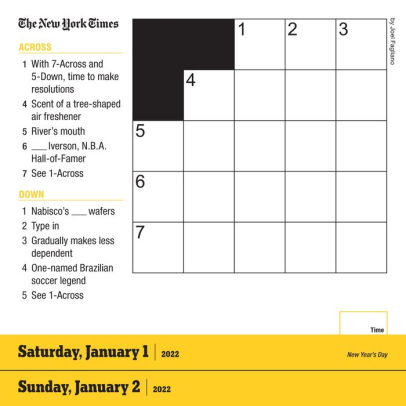 2022 The New York Times Mini Crossword Page-A-Day Calendar by Workman Calendars, Joel Fagliano