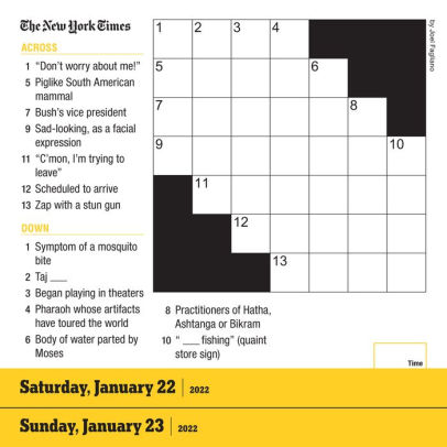 2022 The New York Times Mini Crossword Page-A-Day Calendar by Workman Calendars, Joel Fagliano