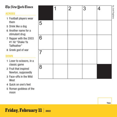 2022 The New York Times Mini Crossword Page-A-Day Calendar by Workman Calendars, Joel Fagliano