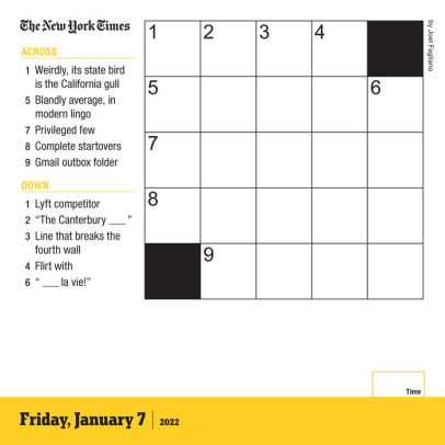 2022 The New York Times Mini Crossword Page-A-Day Calendar by Workman Calendars, Joel Fagliano