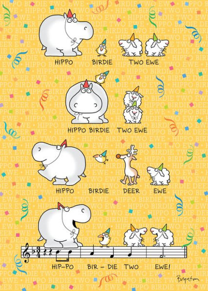 Sandra Boynton: Hippo Birdie Two Ewe 300-Piece Birthday Puzzle