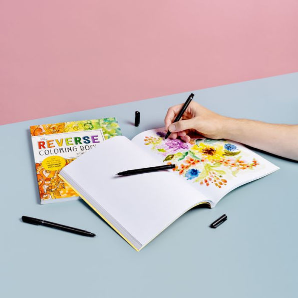 The Inverse Coloring Book: You Draw the Lines! Fun and Creative