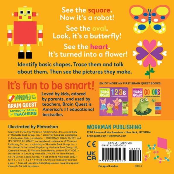 My First Brain Quest Shapes: A Question-and-Answer Book