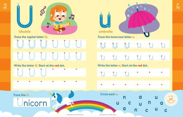 Brain Quest Learn to Write: Letters
