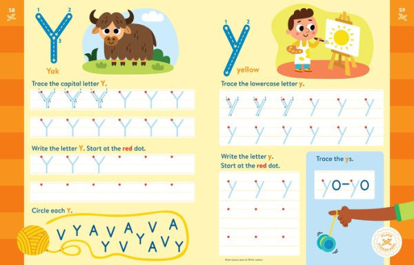 Brain Quest Learn to Write: Letters