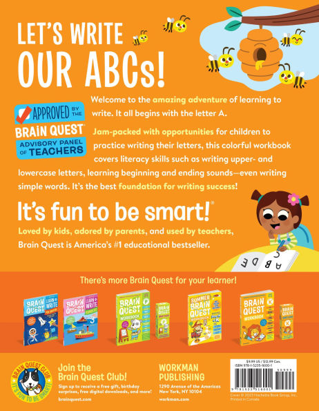 Brain Quest Learn to Write: Letters