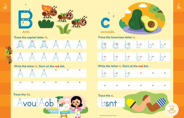 Brain Quest Learn to Write: Letters