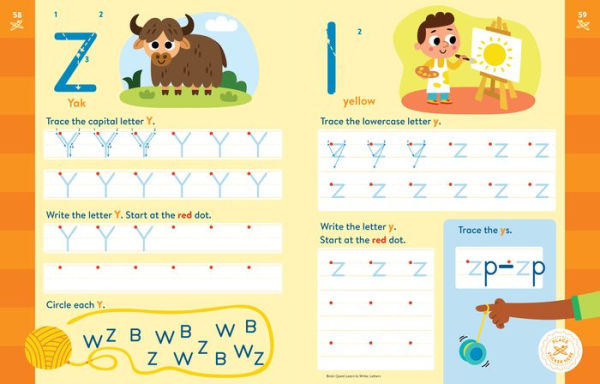Brain Quest Learn to Write: Letters