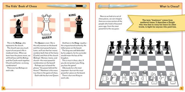 The Kids' Book of Chess and Starter Kit: Learn to Play and Become a Grandmaster! Includes Illustrated Chessboard, Full-Color Instructional Book, and 32 Sturdy 3-D Cardboard Pieces