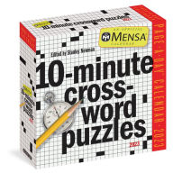 Title: Mensa 10-Minute Crossword Puzzles Page-A-Day Calendar 2023: For Crossword Puzzle Addicts and Word Nerds