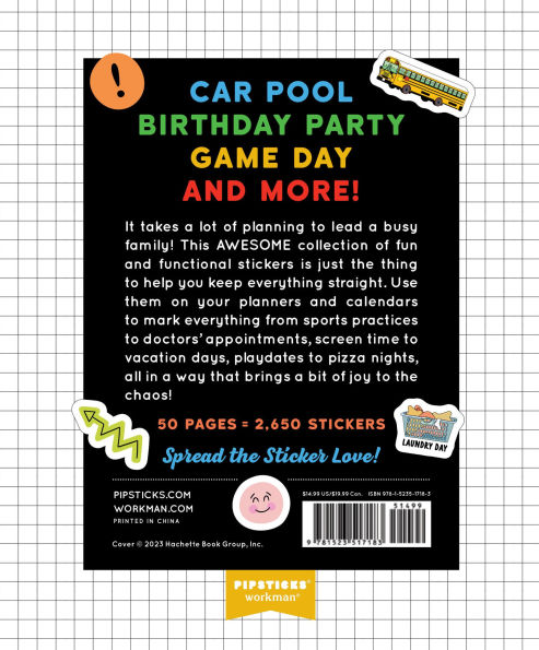 So. Many. Planner Stickers. For Busy Parents: 2,650 Stickers to Organize Your Family Calendar