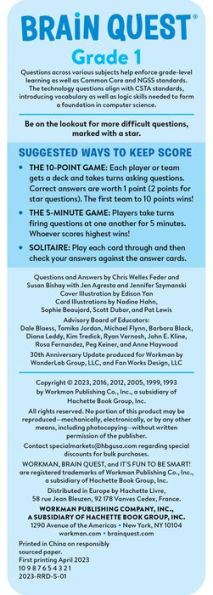 Brain Quest 1st Grade Smart Cards Revised 5th Edition