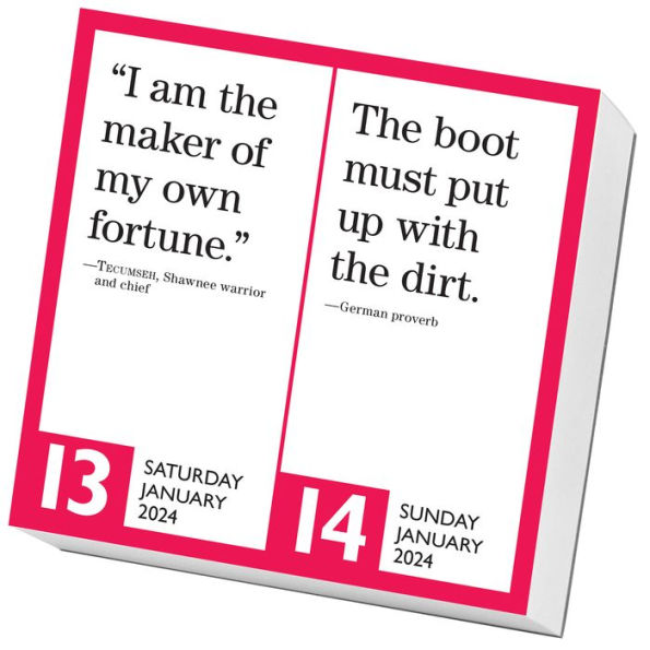 Workman Calendars Keep Calm and Carry on PageADay Calendar 2024 365