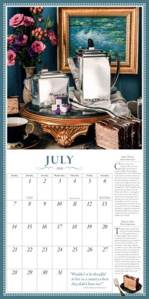 Collectible Teapot Wall Calendar 2024 by Workman Calendars