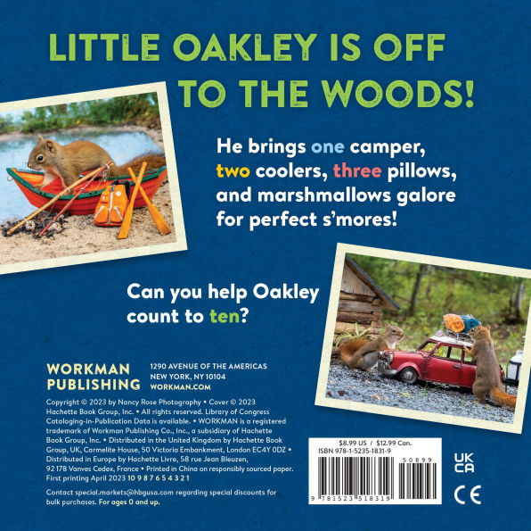 Oakley the Squirrel: Camping 1, 2, 3!: A Nutty Numbers Book