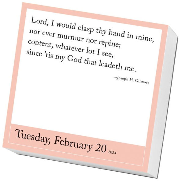 A Prayer for Every Day PageADay Calendar 2024 by Workman Calendars