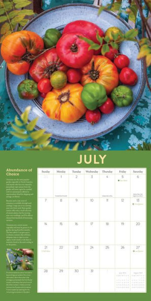 The Year Round Vegetable Gardener Wall Calendar 2024 Expert Advice For Growing Your Own Food 1169