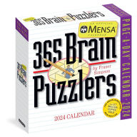 Title: Mensa® 365 Brain Puzzlers Page-A-Day Calendar 2024: Word Puzzles, Logic Challenges, Number Problems, and More