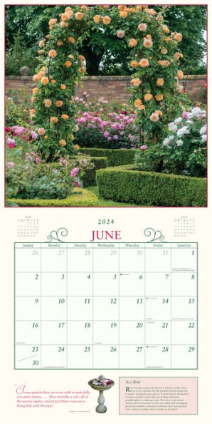 Secret Garden Wall Calendar 2024: A Meditative Calendar That Unites the Gardener's Mind, Body, and Spirit