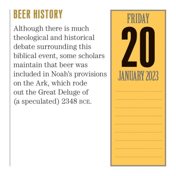 A Year of Good Beer PageADay Calendar 2024 Craft Beers, Beer Quizzes