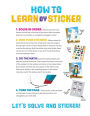 Alternative view 13 of Learn by Sticker: Addition and Subtraction: Use Math to Create 10 Baby Animals!