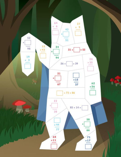 Learn by Sticker: Addition and Subtraction: Use Math to Create 10 Baby Animals!