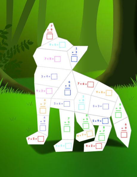 Learn by Sticker: Addition and Subtraction: Use Math to Create 10 Baby Animals!